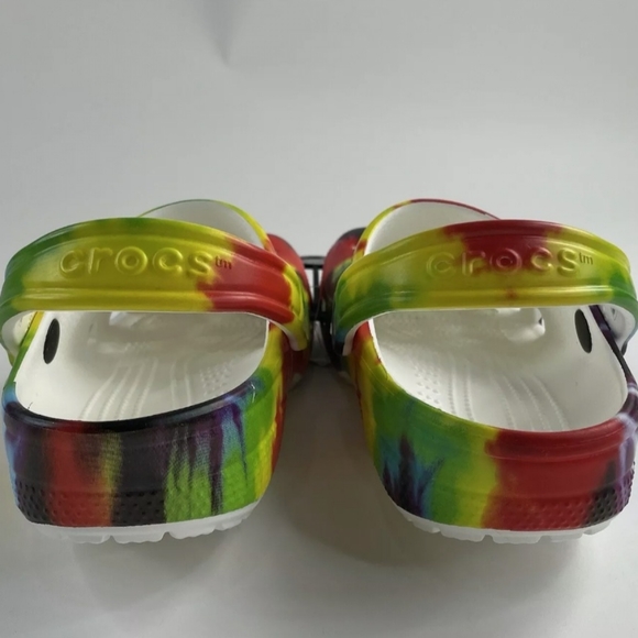 Crocs Clog Size 7 Tie Dye Women Classic Graphic New Sandals 205453 90H - Picture 8 of 8